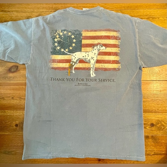 Comfort Colors | Sea Dog | Military Service | Bonaire Dutch Caribbean | Men’s XL - Picture 3 of 3